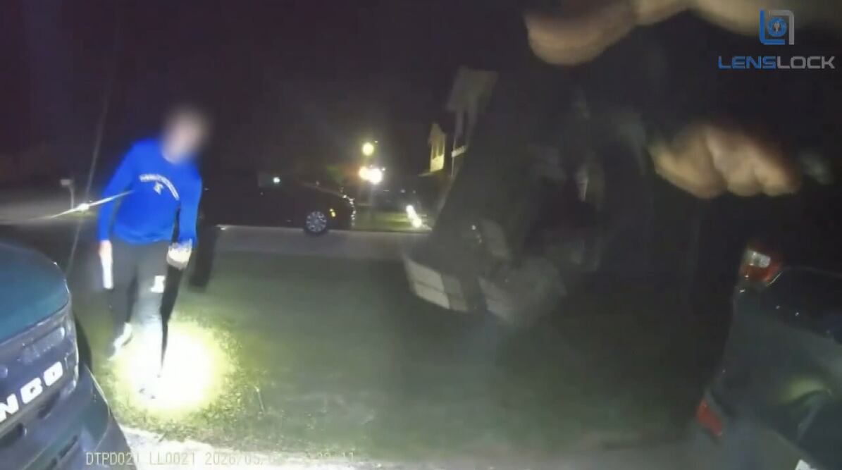 Officer praised for not firing gun at high school student during ‘water wars’ senior prank