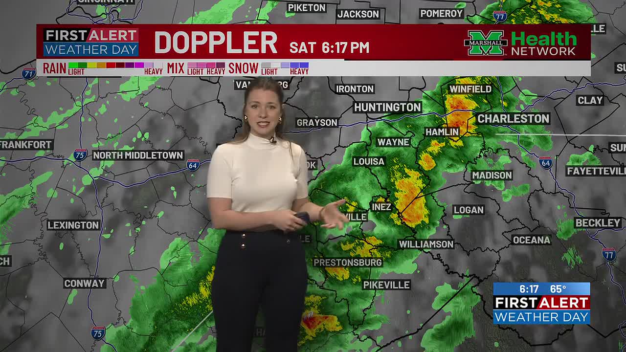 First Alert Forecast | Storms to Steady Rain