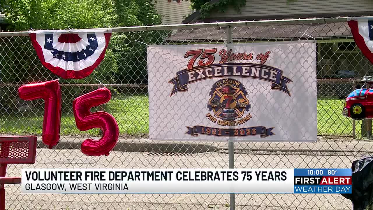 Glasgow Volunteer Fire Department celebrates 75 years of service