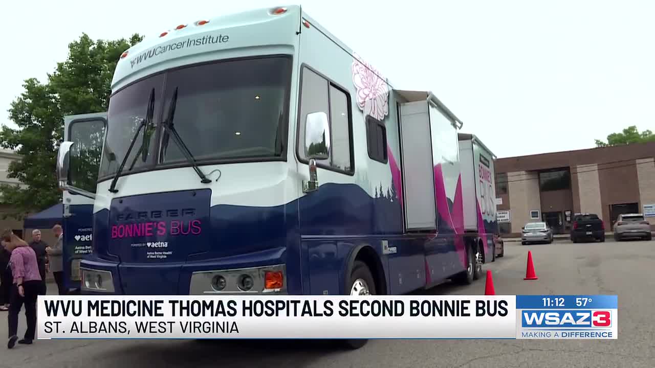 WVU Medicine Thomas Hospitals unveils second Bonnie Bus