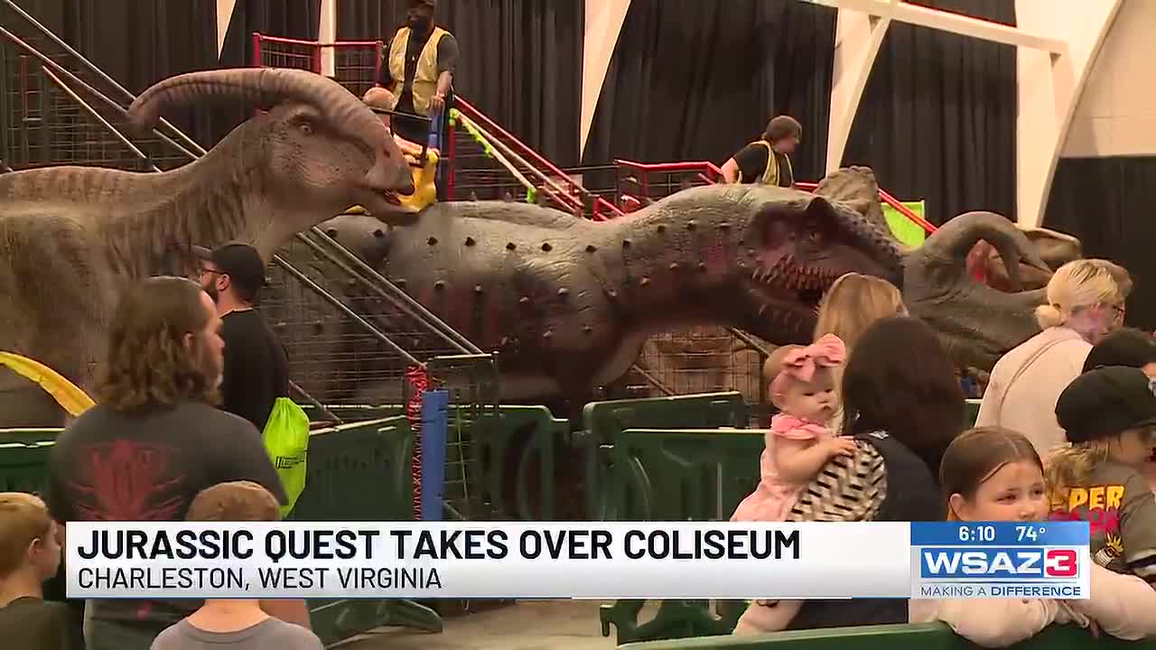 Jurassic Quest Dinosaur Exhibit Arrives at Charleston Coliseum