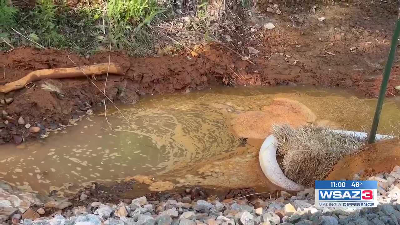 Community shares concerns about orange-colored creek