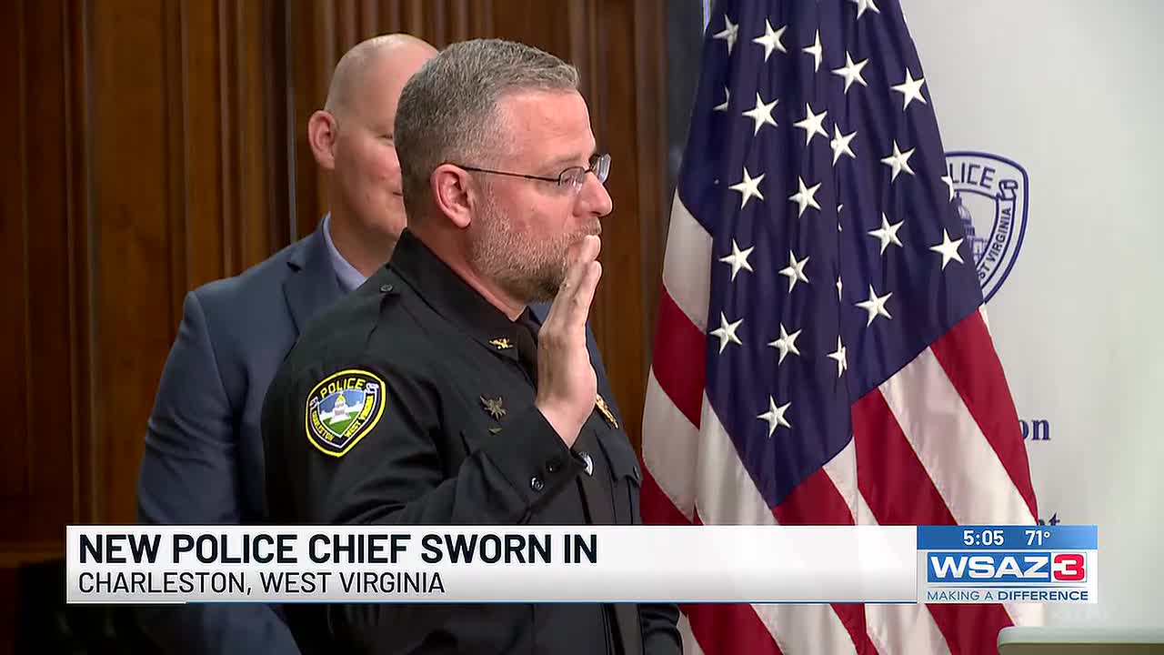 Jason Webb Sworn In As Charleston Police Chief
