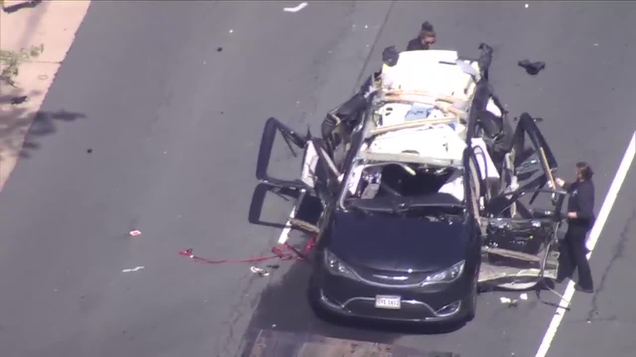 Driver hospitalized after propane tank explodes in vehicle