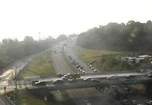 Crash slowing traffic on I-64