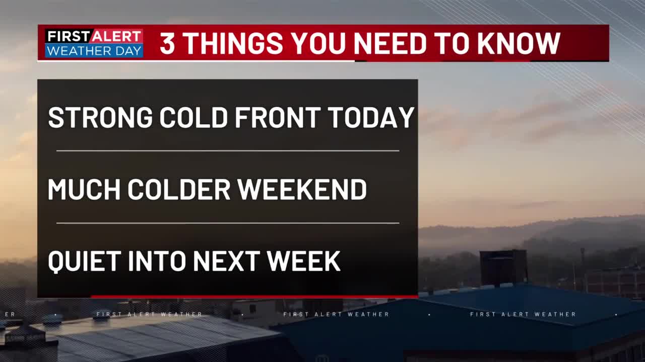 Cold Front Brings First Alert Weather Day to Charleston-Huntington