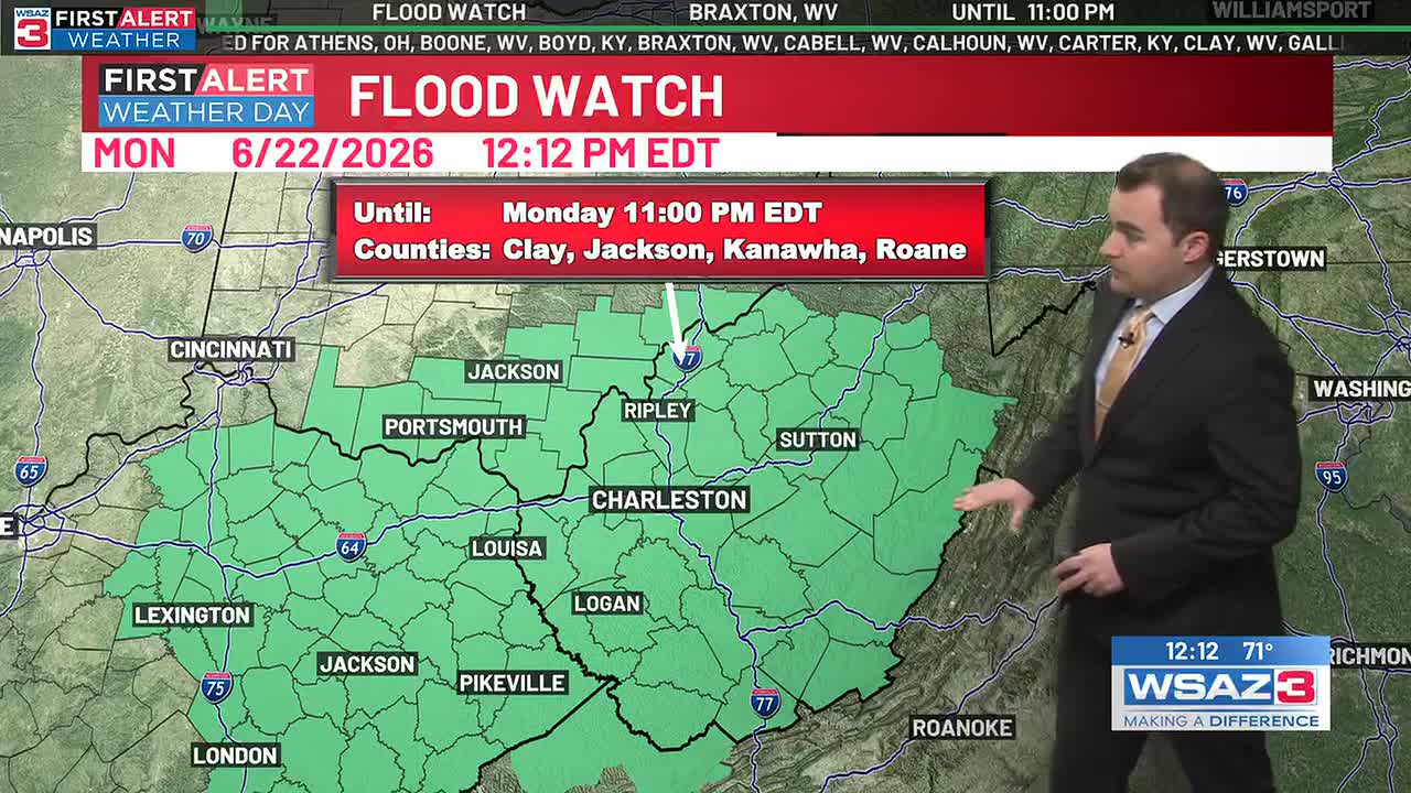 First Alert Weather | Sct. Rain & Storm Chances Monday