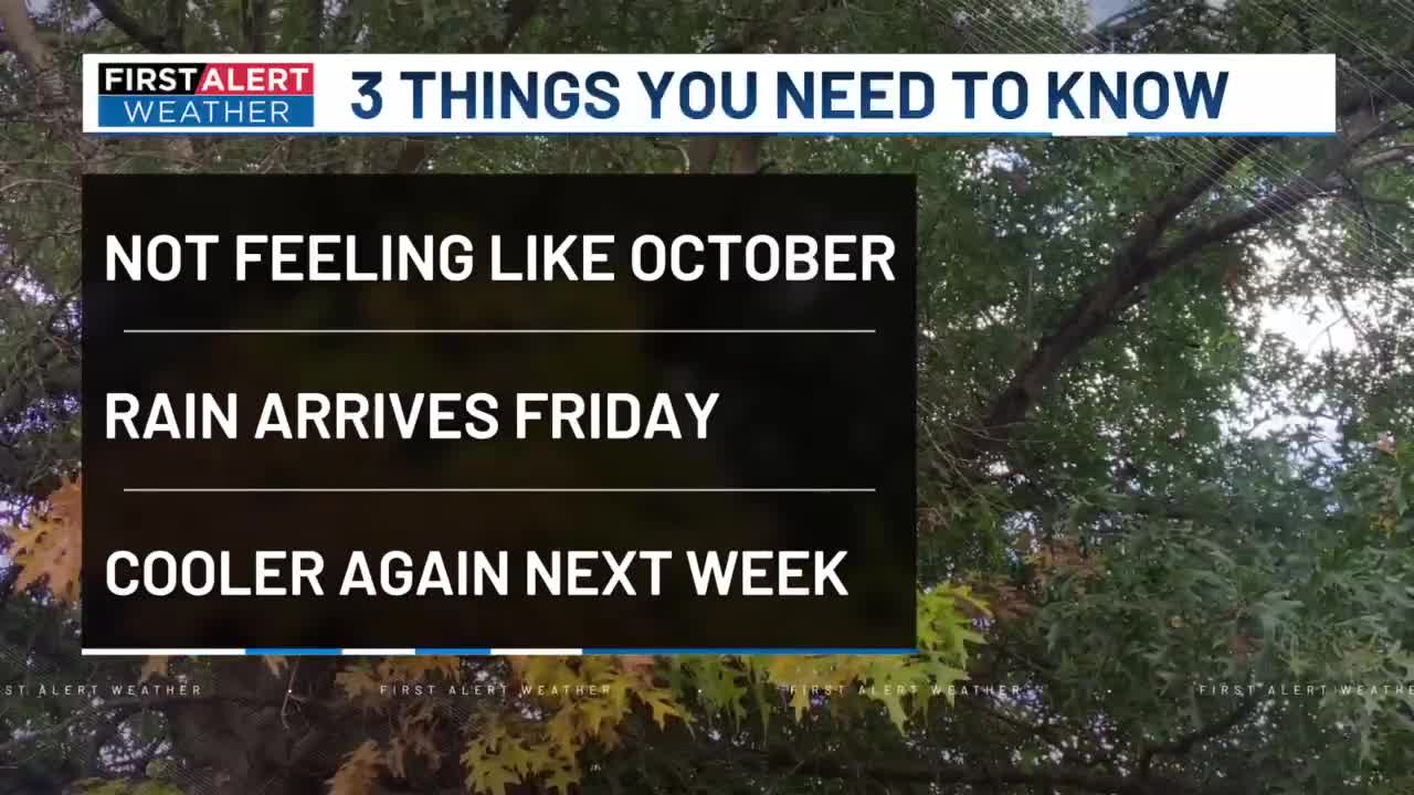 Charleston-Huntington Forecast: Warm Start to October Expected, Followed by Showers