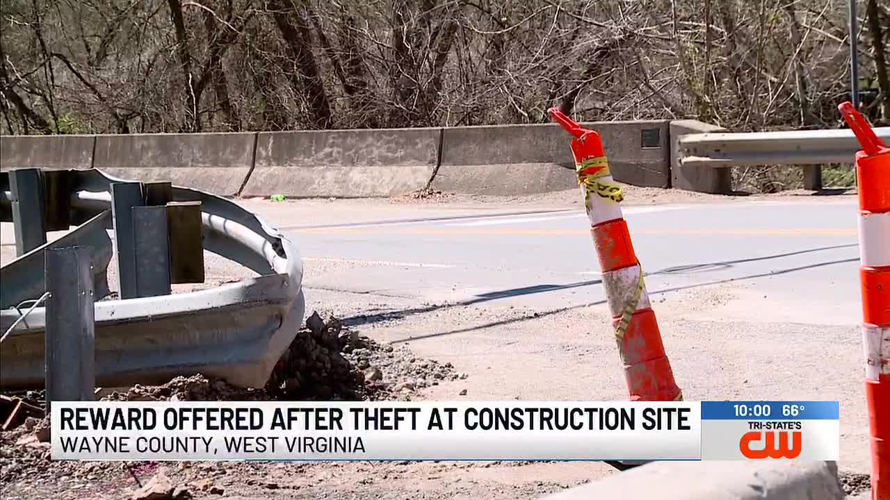 Reward offered for theft at construction site