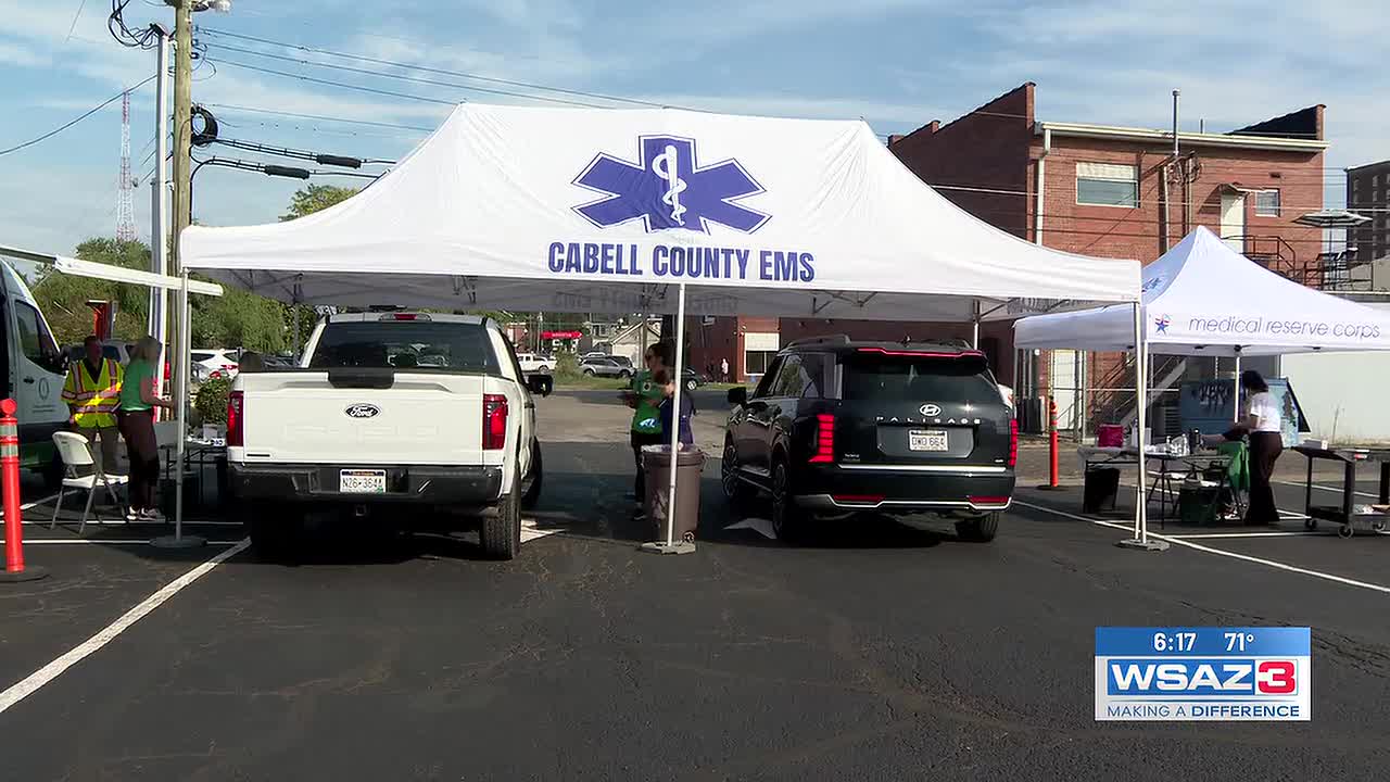 Huntington health department offers drive-through flu shots