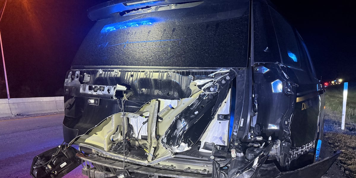 Man arrested after crashing through roadblock