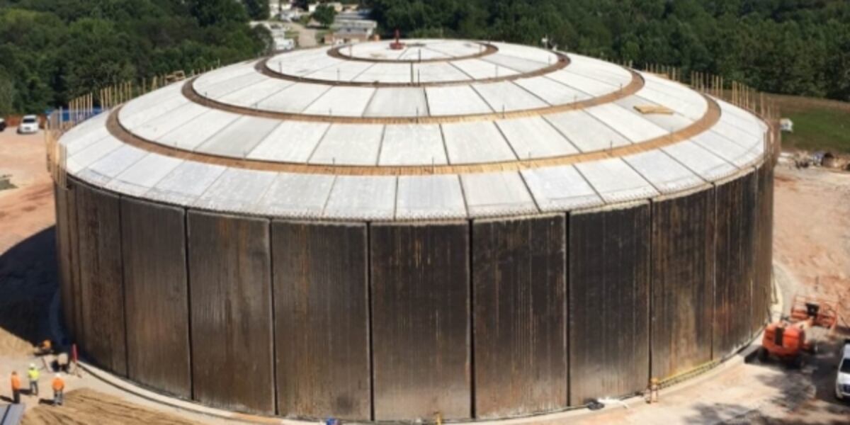 Whw Storage Tank Two storage tanks added to WVAW System