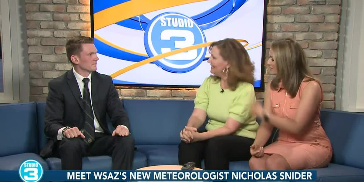 Meet WSAZ’s New Meteorologist Nicholas Snider