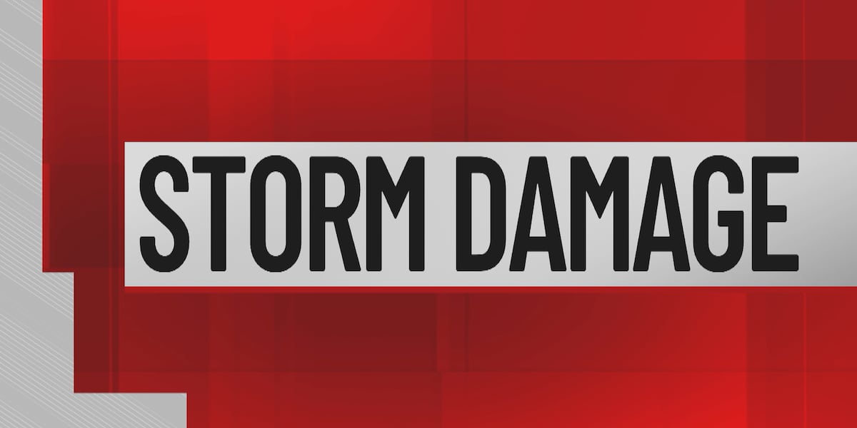 Storm's path of power outages and road closures