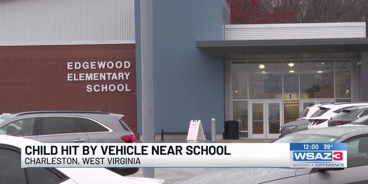 Child in stable condition after being hit by vehicle near school