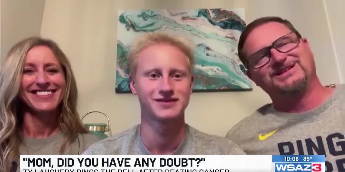 Ty Laughery returns home after beating cancer