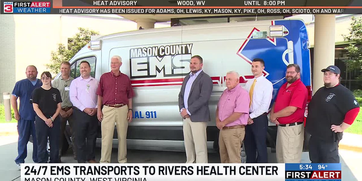 Round-the-Clock EMS Access Now Available at Rivers Health Center – A Boost for Mason County!