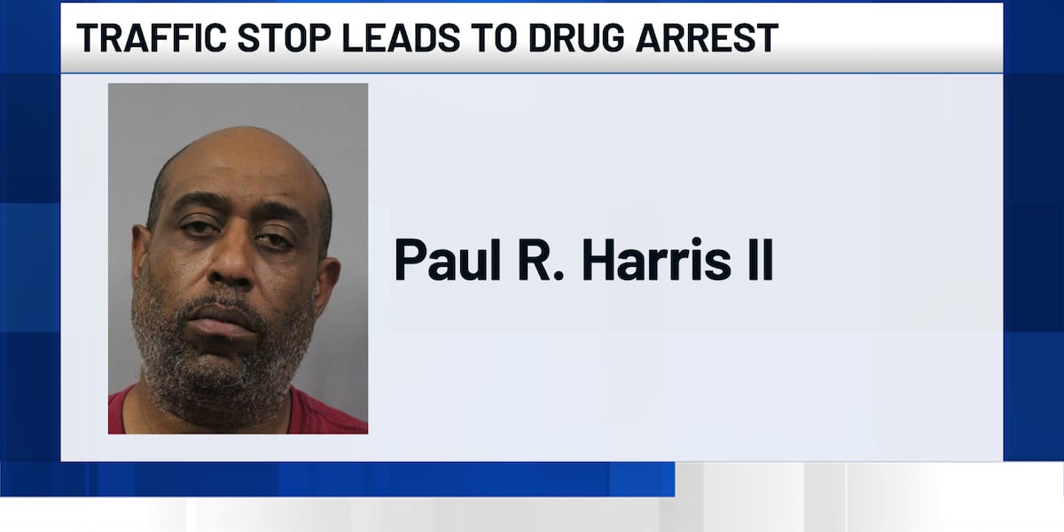 Traffic stop leads to drug arrest