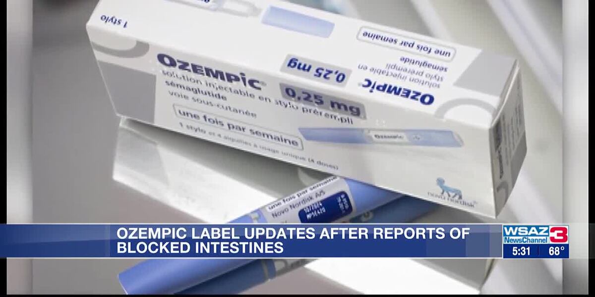 semaglutide blockage Intestinal Added as Potential Ozempic Side Effect FDA updates Ozempic label with