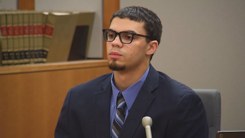 Zarrius Hildabrand is accused of murdering his wife