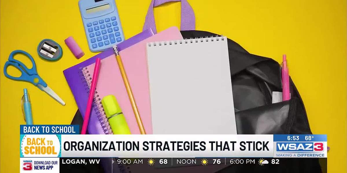 Back to school: Organization strategies that stick
