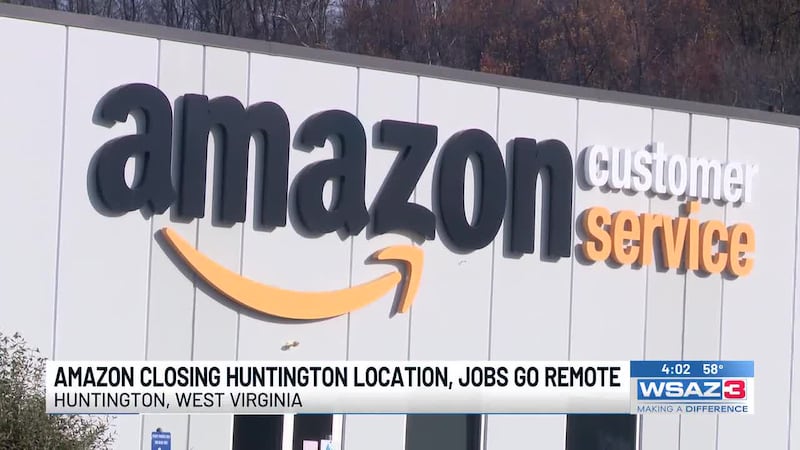 The Amazon Customer Service Center located in Huntington will close its doors next spring.