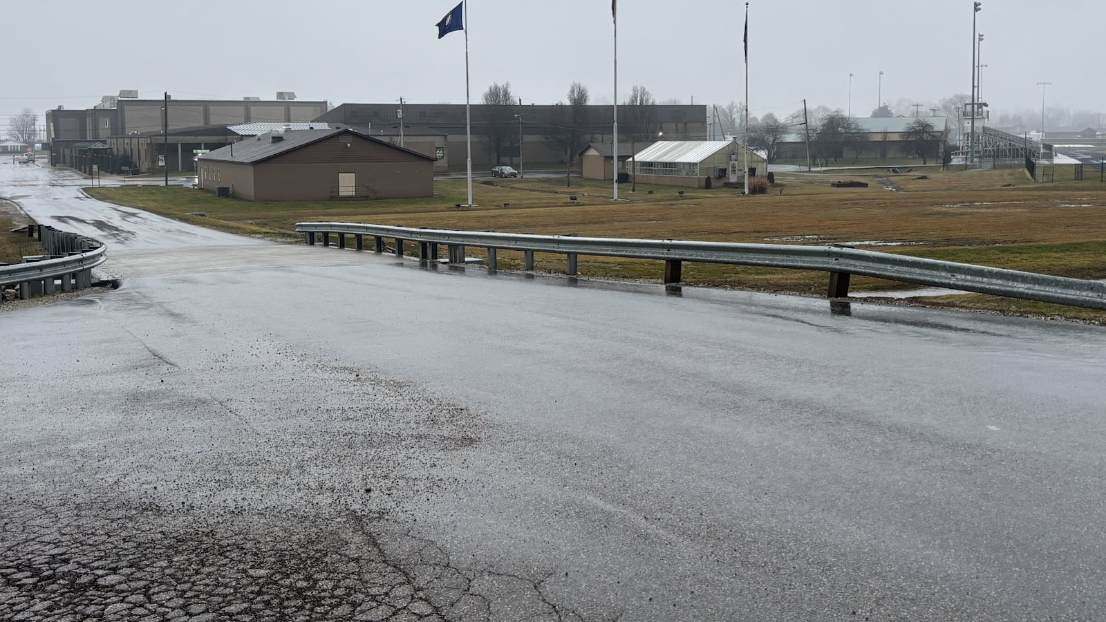 Crews respond to fire at high school