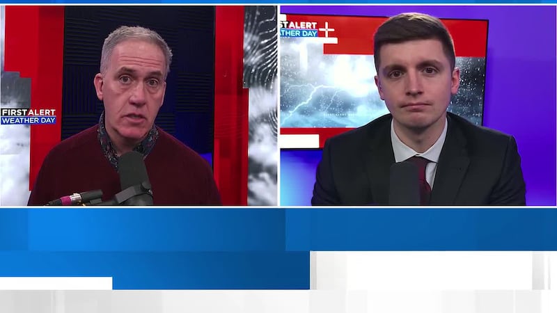 Meteorologist Dillon Gaudet gives updated projections on winter storms expected to hit the...