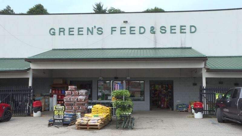Green's Feed and Seed in Charleston is up for sale.