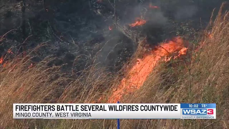 Firefighters Battle Several Wildfires Countywide