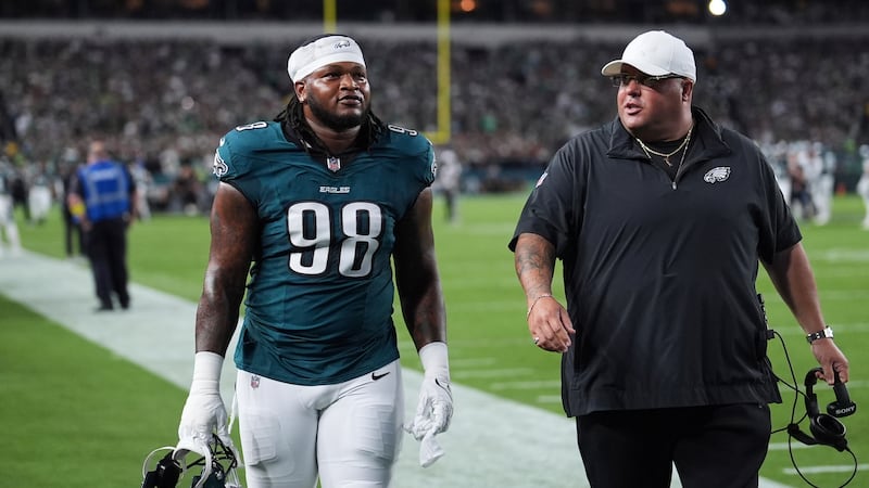 Eagles' Jalen Carter is fined $57,222 for spitting on Dak Prescott