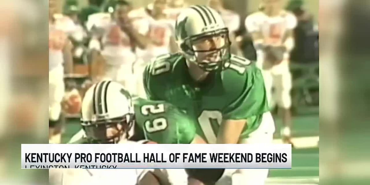 Chad Pennington honored as Kentucky Pro Football Hall of Fame weekend begins