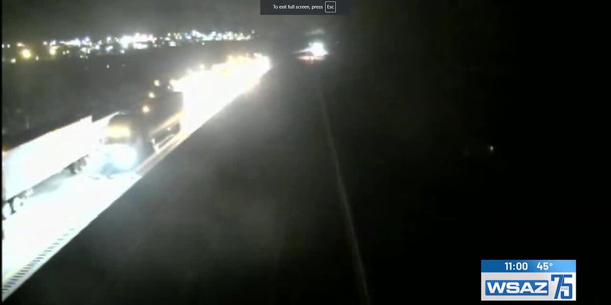 I 77 North Closed After Tractor trailer Fire i-77-north-closed-after-tractor-trailer-fire