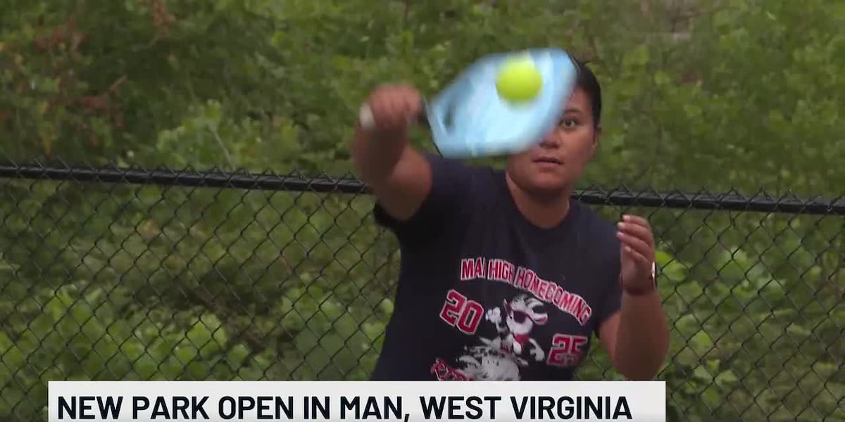 New park with pickleball and basketball courts opens in Man