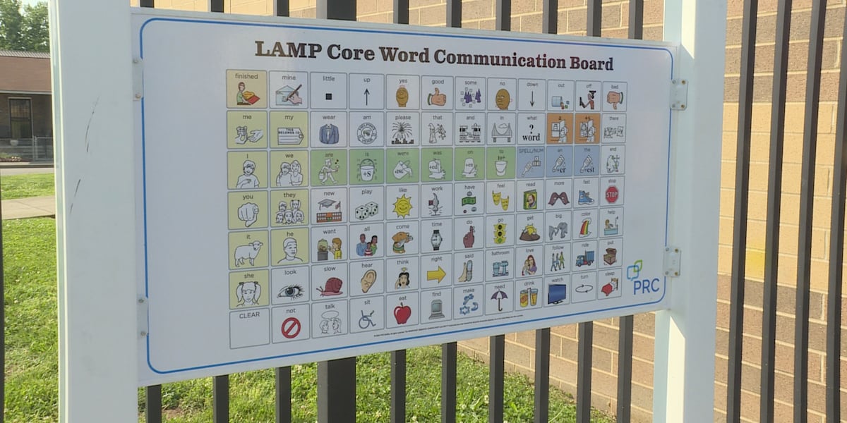 Learning Disability Display Board Visual board helps students with autism, other learning disabilities ...
