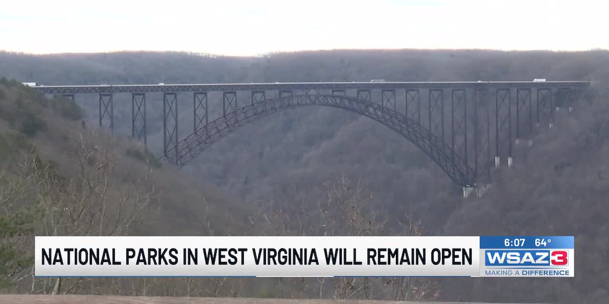 West Virginia National Parks remaining open