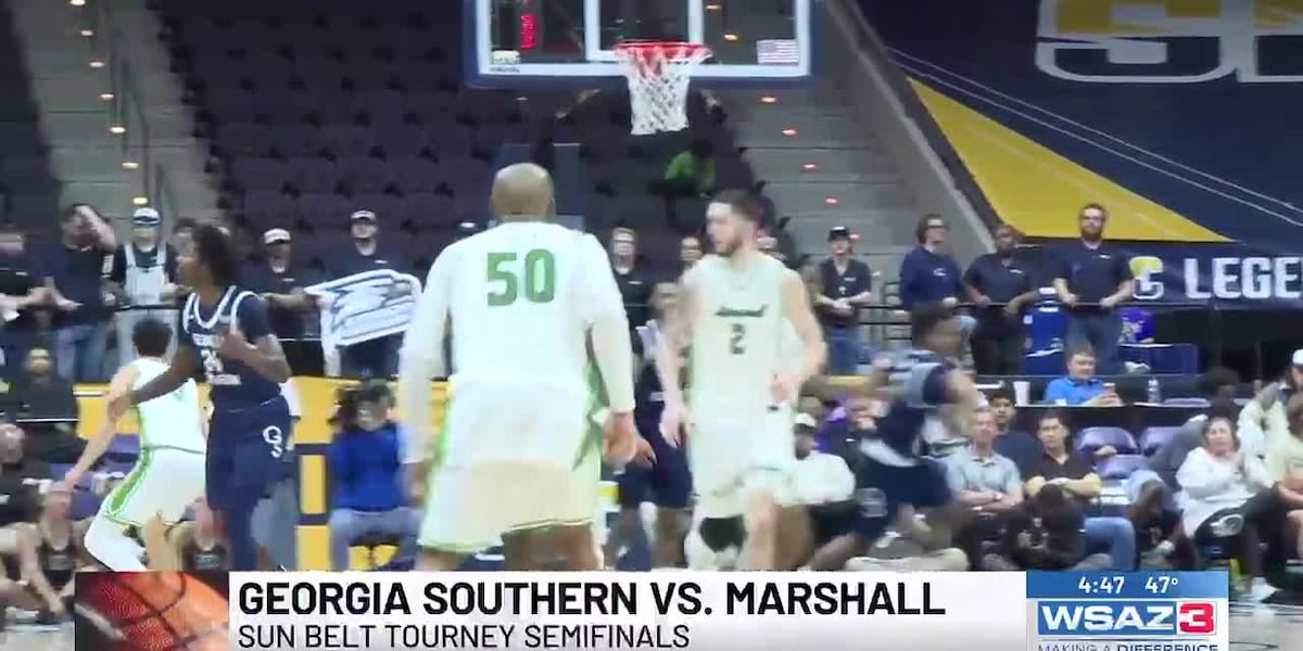 Marshall faces Georgia Southern in Sunbelt Tournament semi-finals