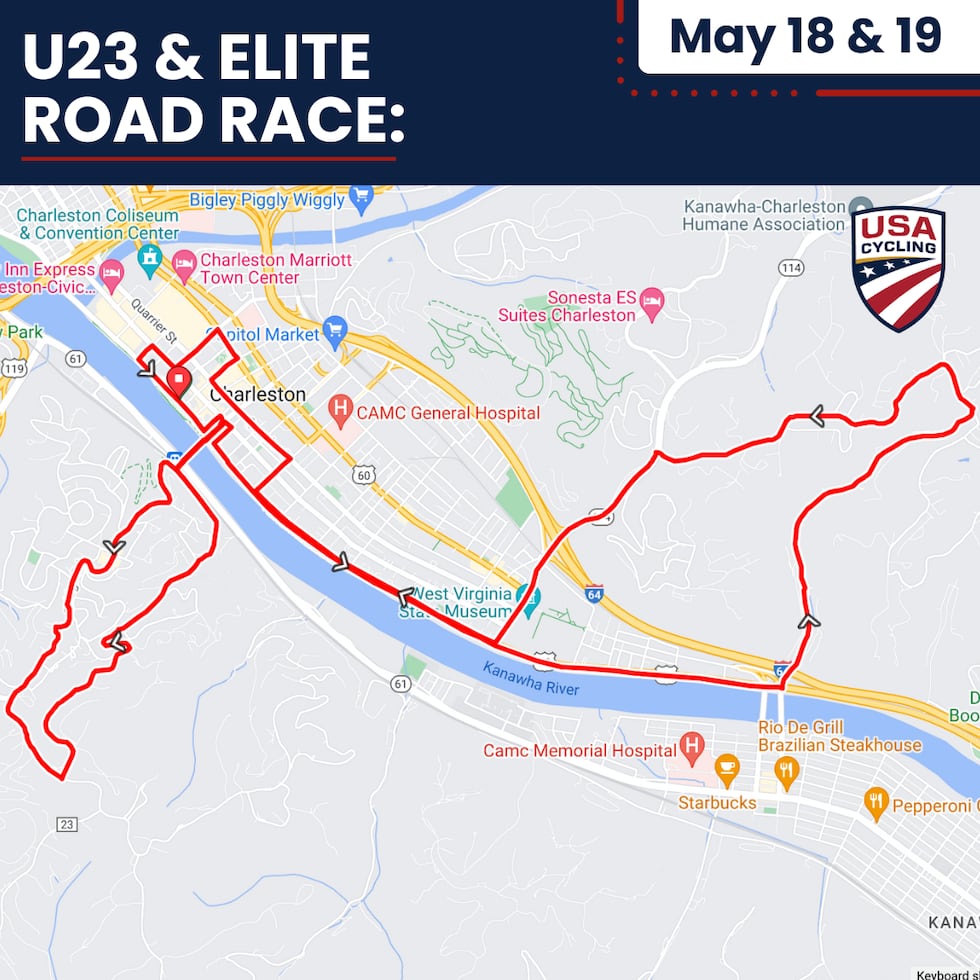 Routes dates of USA Cycling Pro Road National Championships released