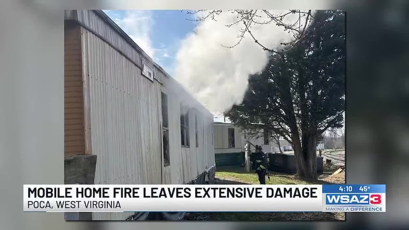 Dispatchers received a call around 11:30 a.m. Wednesday morning to an unoccupied mobile home...