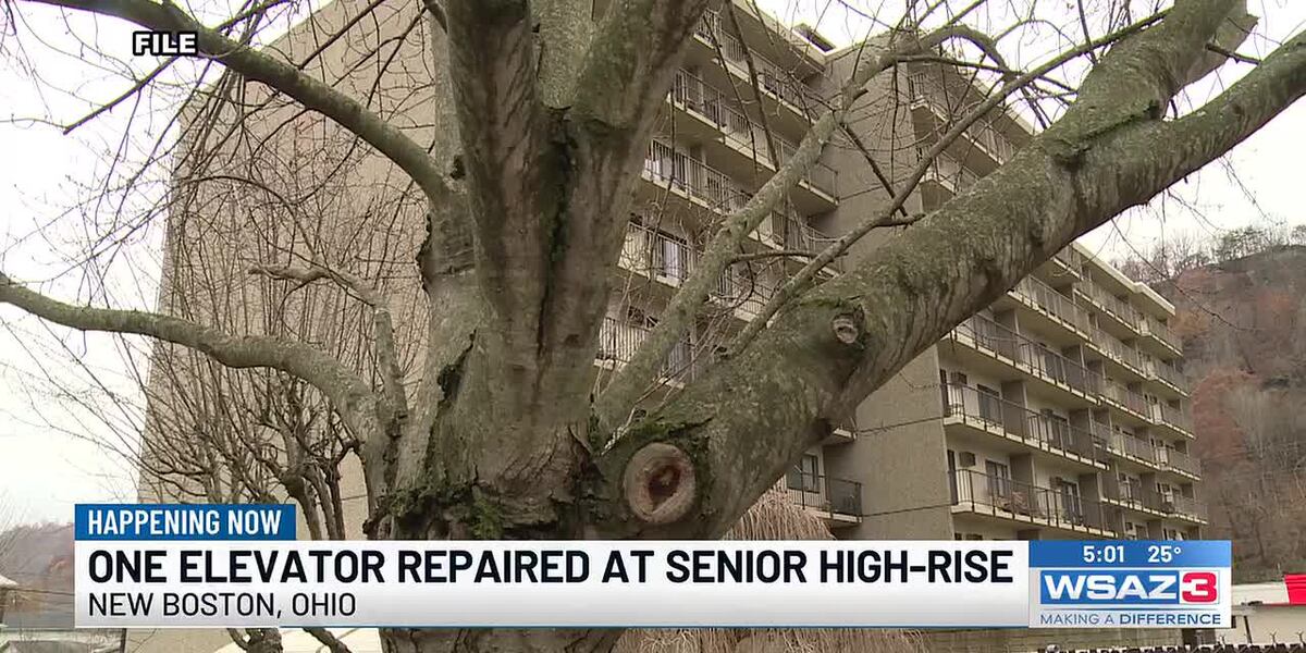 One elevator repaired at senior high-rise