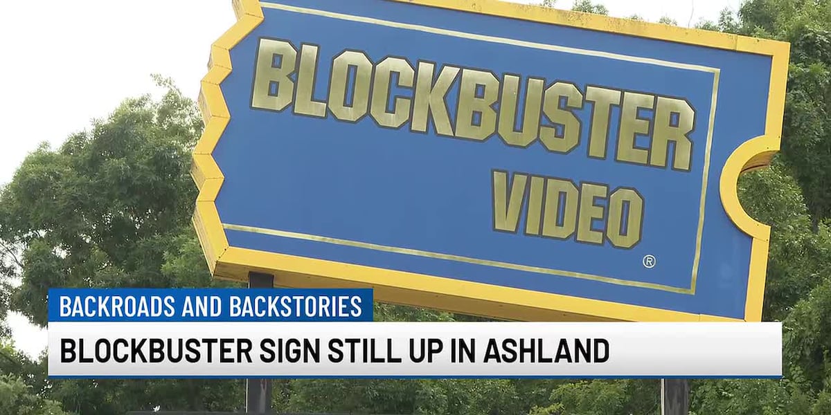 Backroads and Backstories | Blockbuster sign still up in Boyd County
