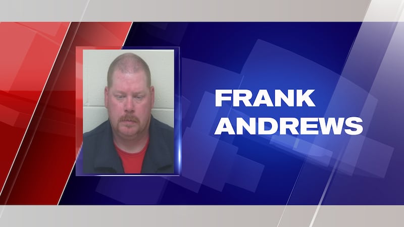 Frank E. Andrews, 39, faces multiple felony charges, including 25 counts of pandering sexually...