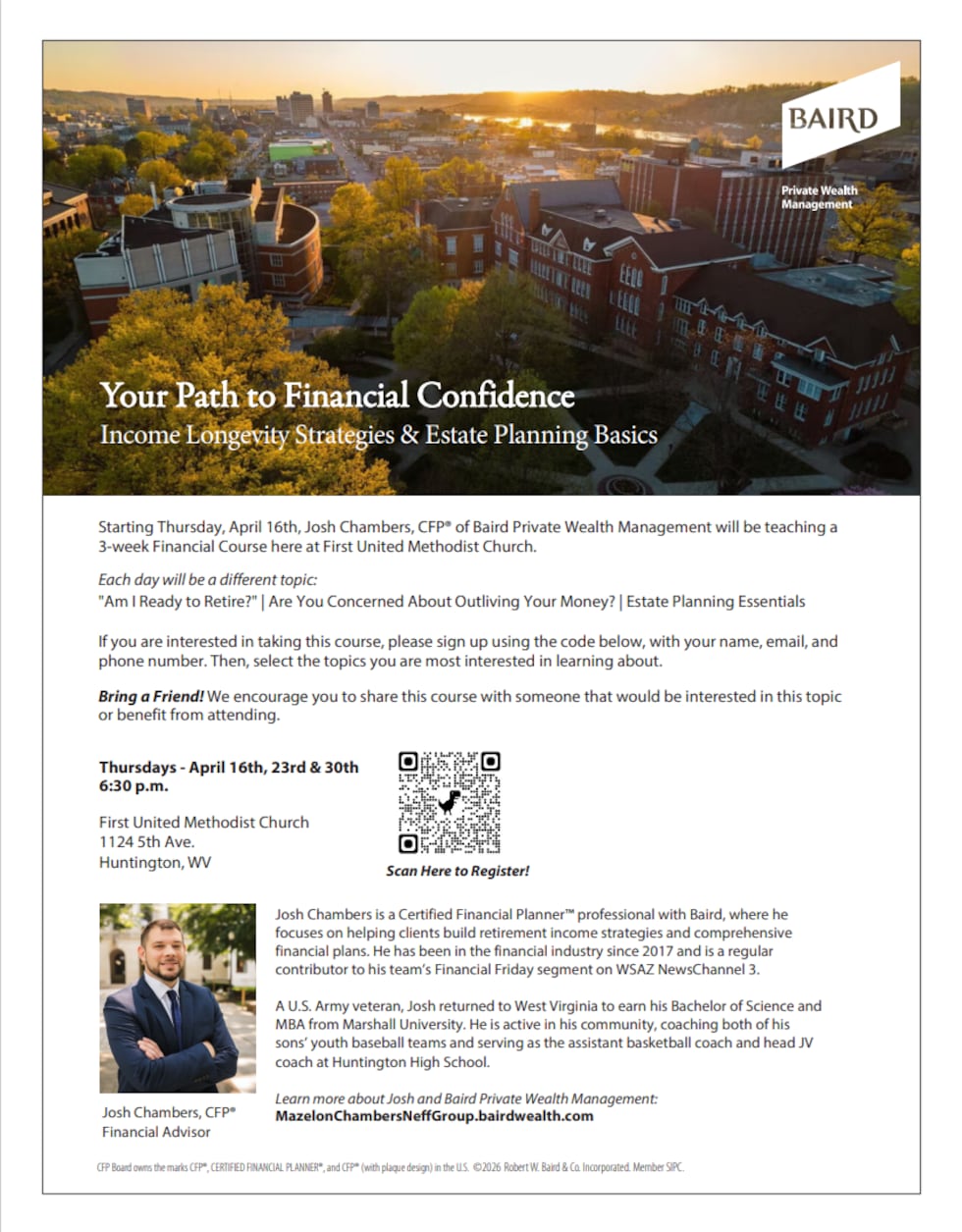 Free financial workshops