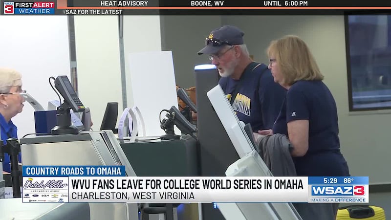 West Virginia University fans are headed to the College World Series in Omaha, Nebraska.