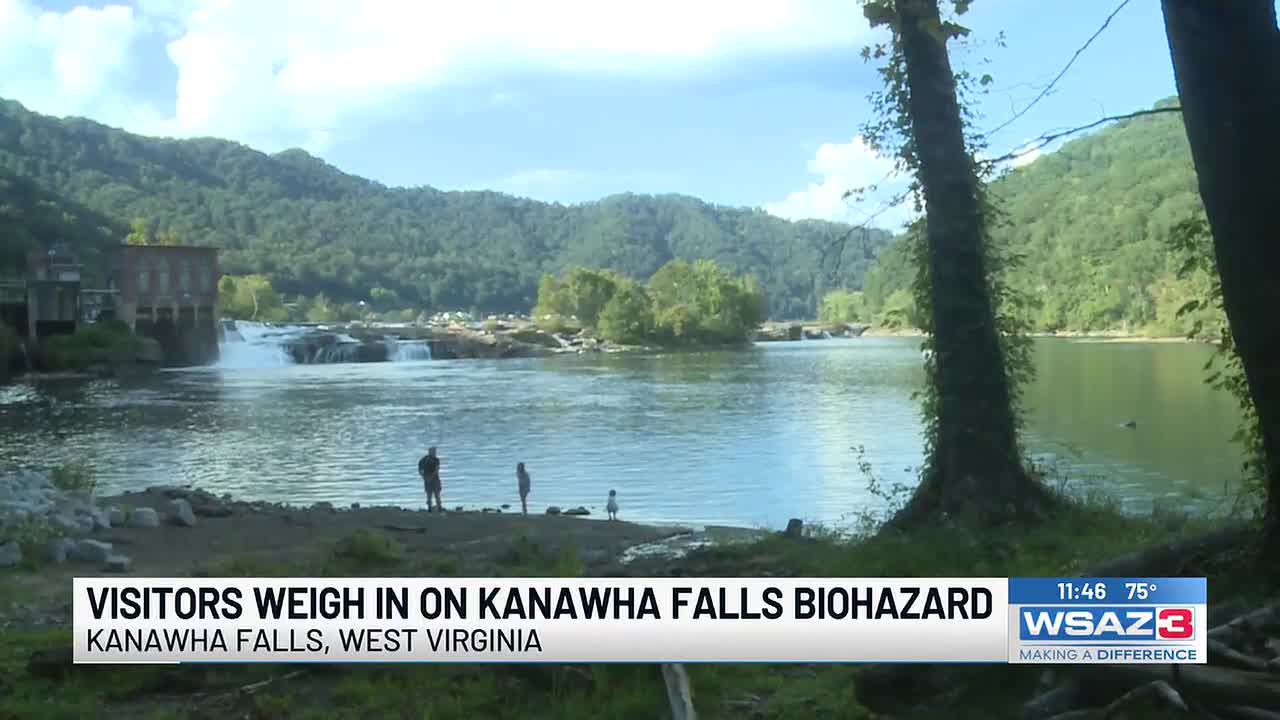 В Канавха-Фоллс из-за сброса неочищенных сточных вод в воду введены предупреждения для отдыхающих