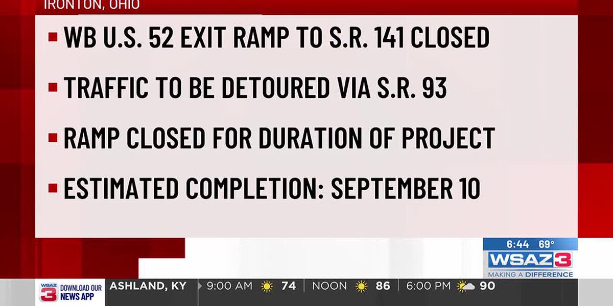 Ramp maintenance project underway