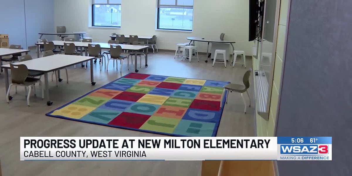 Progress update at new Milton Elementary School