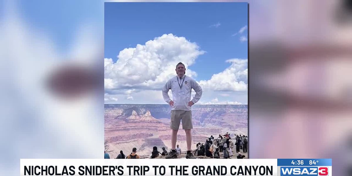 Nicholas Snider’s trip to the Grand Canyon