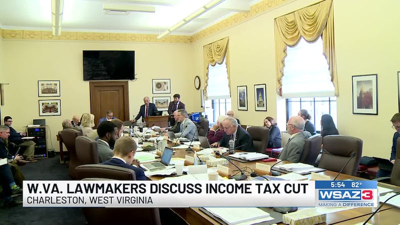 West Virginia lawmakers on Wednesday discussed income tax cuts.