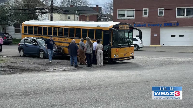 Huntington Police are investigating a crash involving a school bus on Wednesday afternoon.